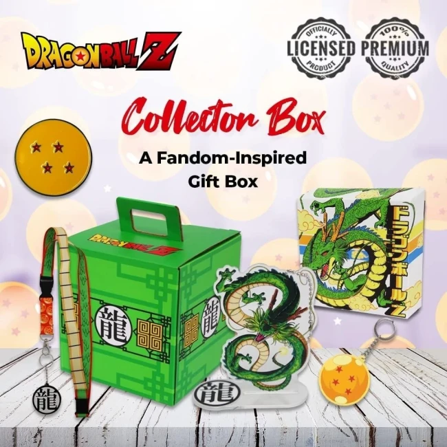 Coffret officiel Dragon Ball Z Shenron et accessoires de collection