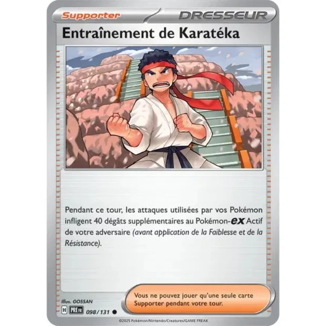 Carte Pokémon Entraînement de Karatéka 98/131 - EV8.5 Evolutions Prismatiques