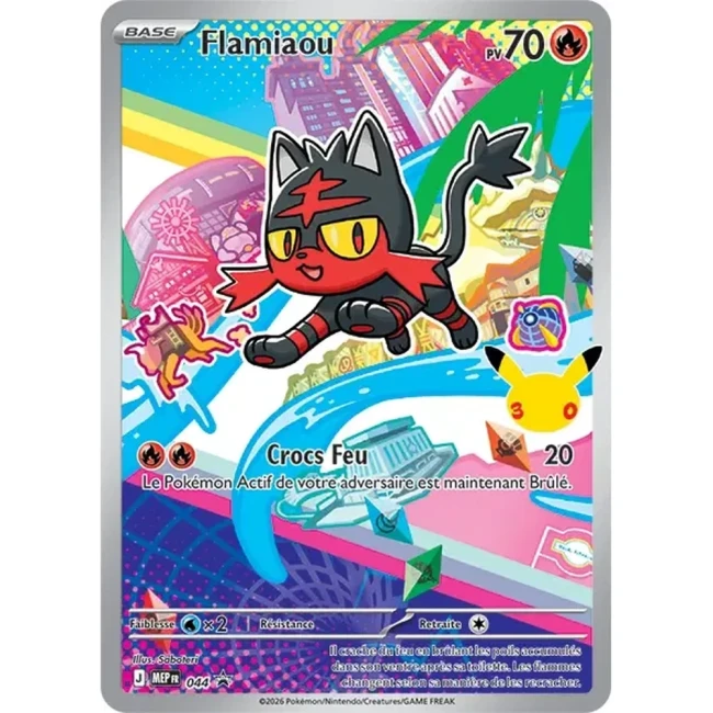 Carte Pokémon  Flamiaou 044 - Méga évolution PROMO