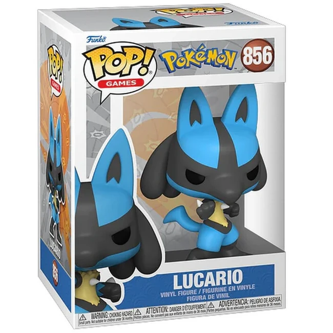 Funko POP Pokémon Lucario #856 en boîte
