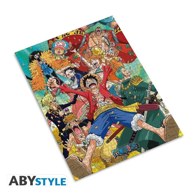 Puzzle One Piece ABYstyle de 1 000 pièces assemblé, équipage de Luffy