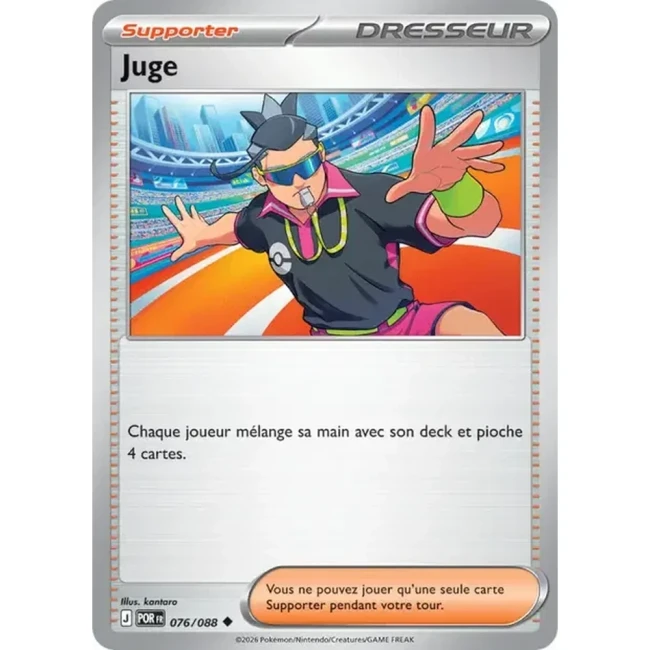 Carte Pokémon Juge 076/088 - ME03 Equilibre Parfait