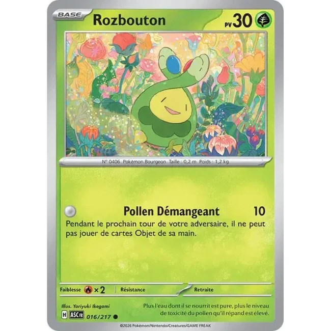 Carte Pokémon Rozbouton 16/217 - ME02.5 Héros Transcendants
