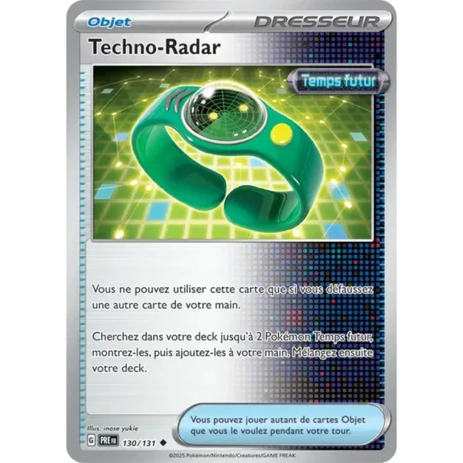 Carte Pokémon Techno-Radar 130/131 - EV8.5 Evolutions Prismatiques
