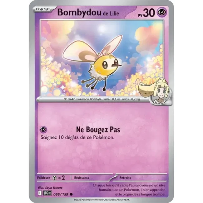 Carte Pokémon Bombydou de Lilie 66/159 - EV9 Aventures Ensemble