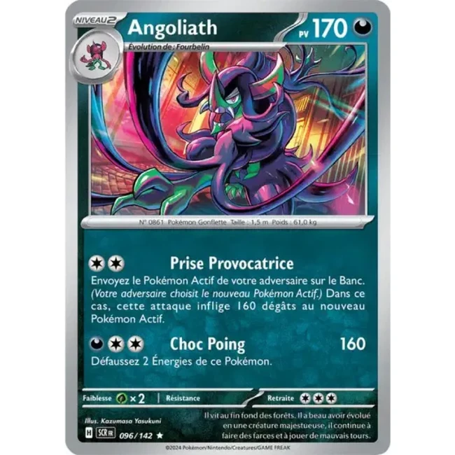 Carte Pokémon Angoliath 96/142 - EV7 - Couronne Stellaire