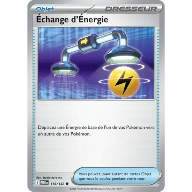 Carte Pokémon Échange d'Énergie 115/132 - ME1 Méga évolution