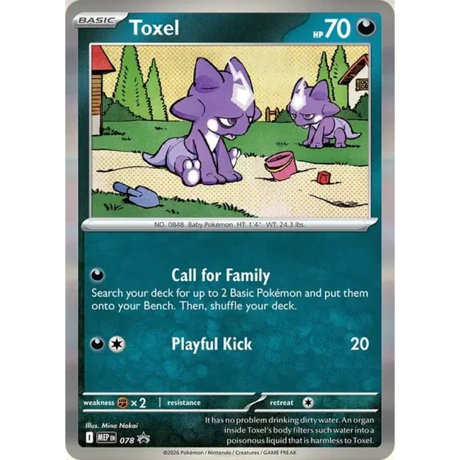 Carte Pokémon Toxizap 078 - Méga évolution PROMO