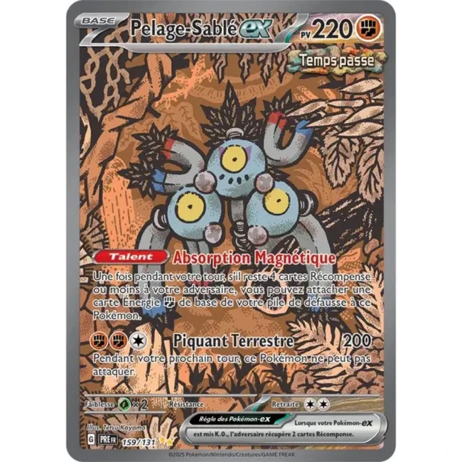 Carte Pokémon Pelage-Sablé ex 159/131 - EV8.5 Evolutions Prismatiques
