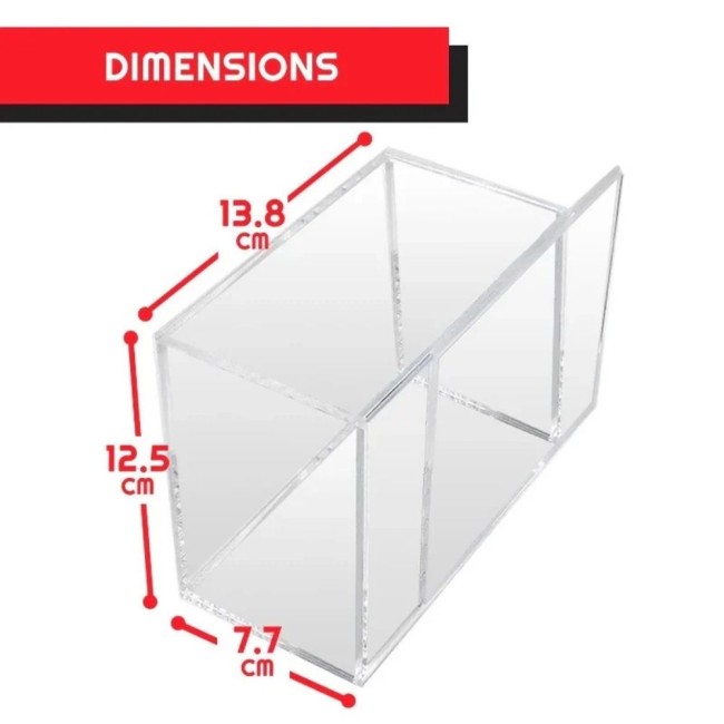 Dimensions détaillées de la boîte EVORETRO en centimètres