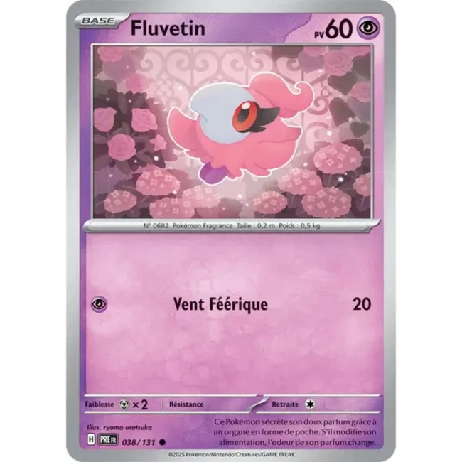 Carte Pokémon Fluvetin 38/131 - EV8.5 Evolutions Prismatiques