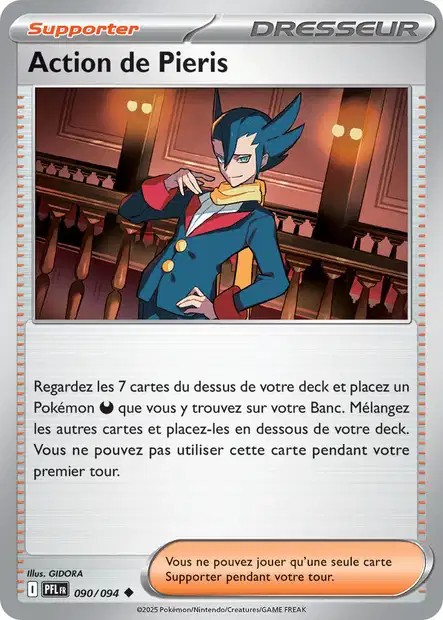 Carte Pokémon Action de Pieris 90/94 - ME02 Flammes Fantasmagoriques