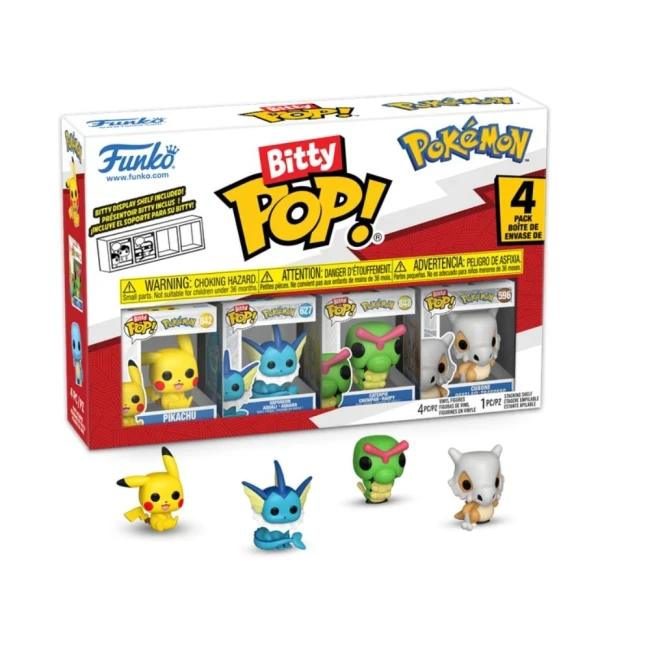 POKEMON - Bitty Pop 4 Pack 2.5cm - Pikachu