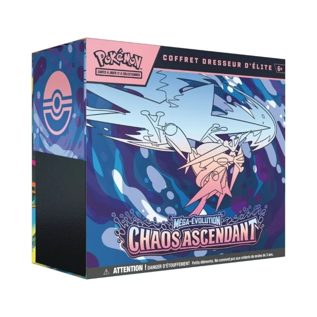 Pokémon JCC : ETB Coffret Dresseur d'Élite Méga-Évolution ME04 Chaos Ascendant - FR