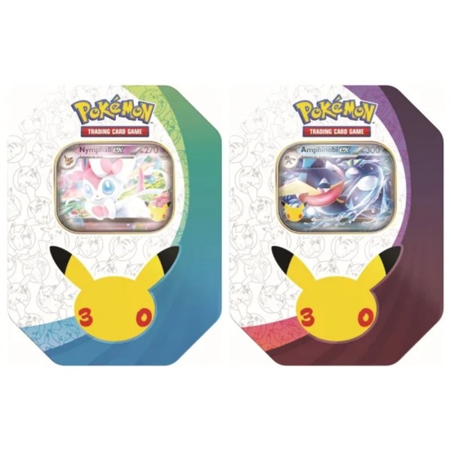 Pokémon JCC : Pokébox 30e Anniversaire Nymphali-ex ou Amphinobi-ex (1x boîte aléatoire) - FR
