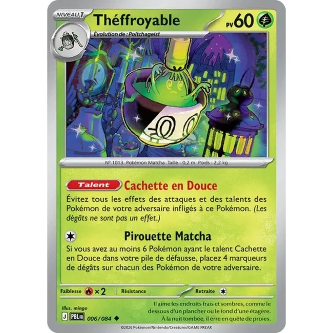 Carte Pokémon Théffroyable 6/084 - ME05 Nuit Noire