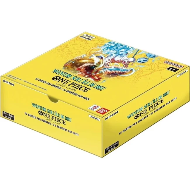 One Piece Card Game - Display de Pack de Booster OP-15 Aventure sur l'île de Dieu (Display x24) - FR