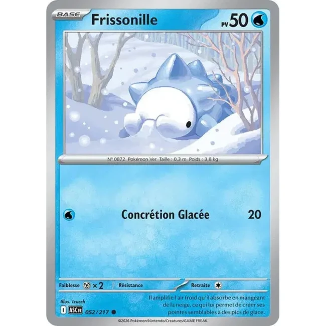 Carte Pokémon Frissonille 52/217  - ME02.5 Héros Transcendants