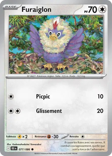 Carte Pokémon Furaiglon 77/86 - EV10.5 Foudre Noire