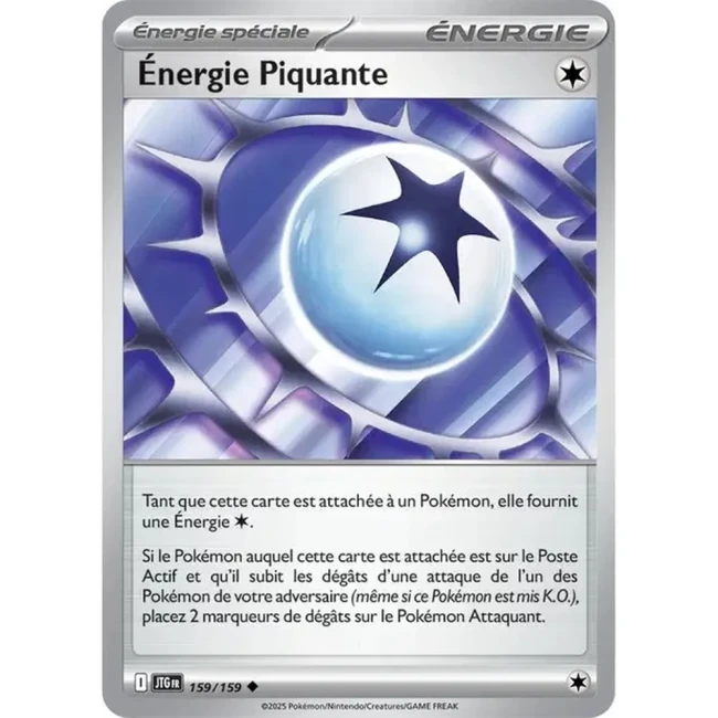 Carte Pokémon Énergie Piquante 159/159 - EV9 Aventures Ensemble