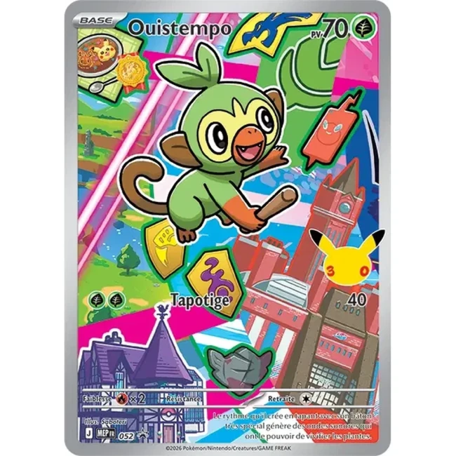 Carte Pokémon Ouistempo 052 - Méga évolution PROMO