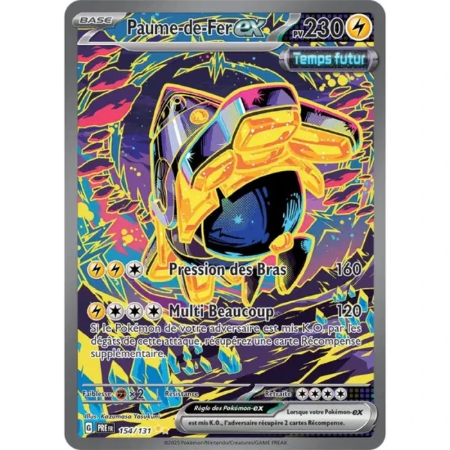 Carte Pokémon Paume-de-Fer ex 154/131 - EV8.5 Evolutions Prismatiques