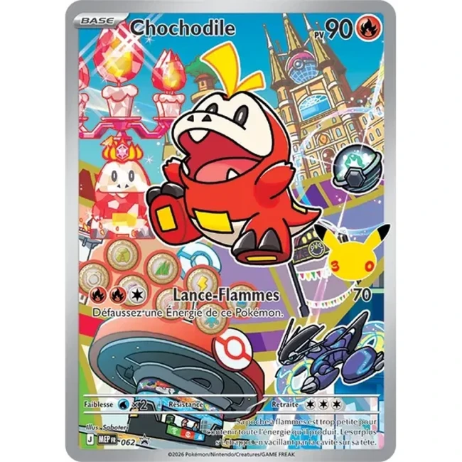 Carte Pokémon Chochodile  062 - Méga évolution PROMO