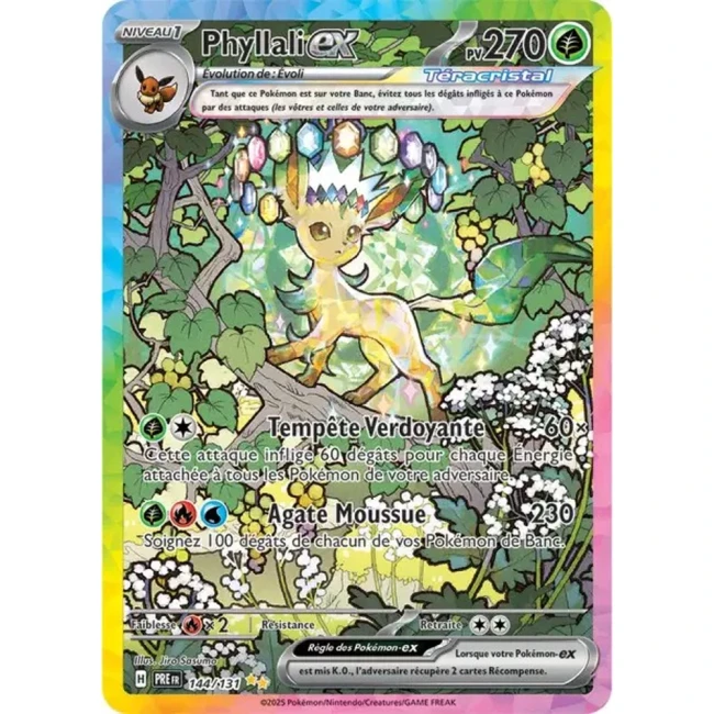 Carte Pokémon Phyllali ex 144/131 - EV8.5 Evolutions Prismatiques