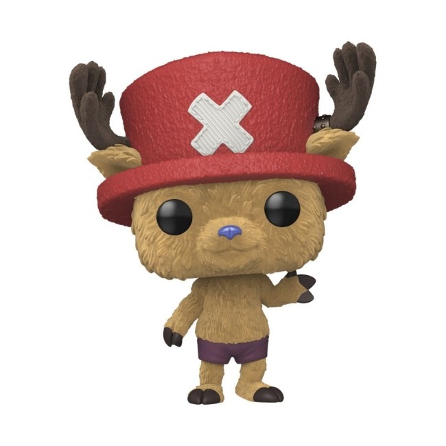 Figurine Funko Pop Tony Tony Chopper Flocked One Piece vue détaillée