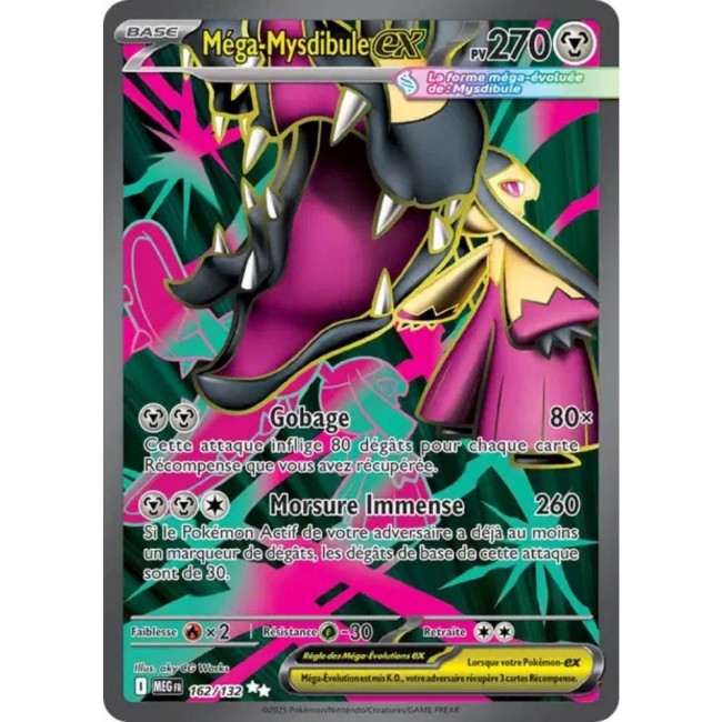 Carte Pokémon Méga-Mysdibule ex 162/132 - ME1 Méga évolution