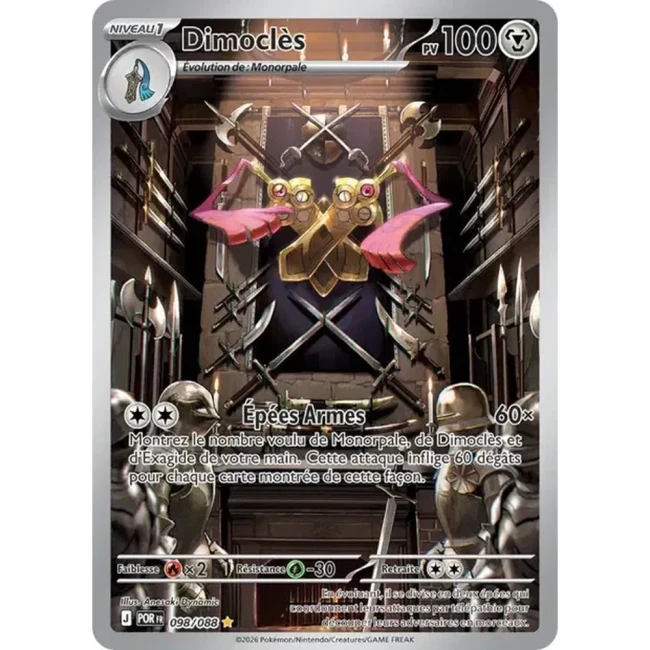 Carte Pokémon Dimoclès 098/088 - ME03 Equilibre Parfait