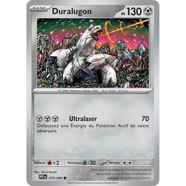 Carte Pokémon Duralugon 74/94 - ME02 Flammes Fantasmagoriques