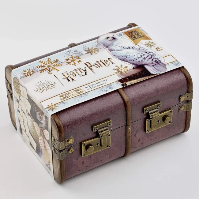 Calendrier de l'Avent Harry Potter 2025 - Gift Box Valise Calendrier de l'Avent Harry Potter 2025 avec valise vintage et 24 surprises