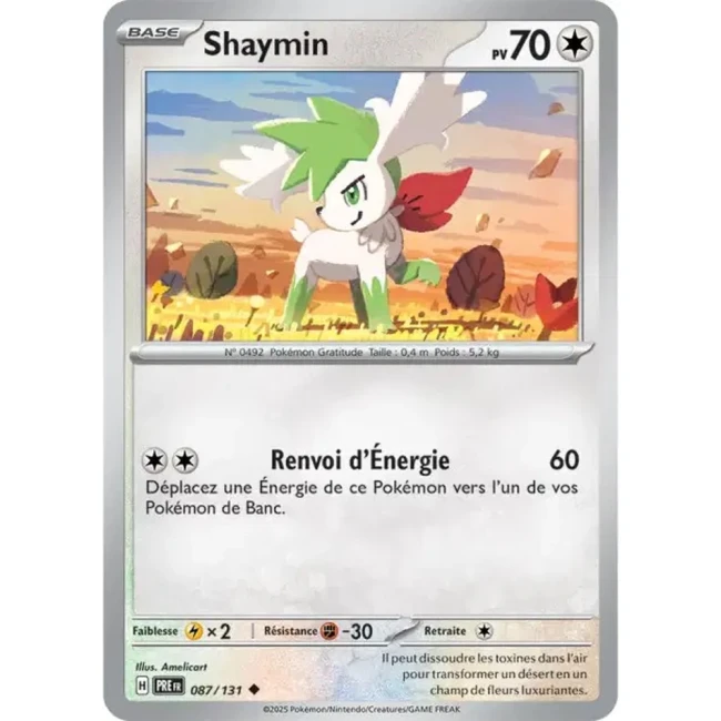 Carte Pokémon Shaymin 87/131 - EV8.5 Evolutions Prismatiques
