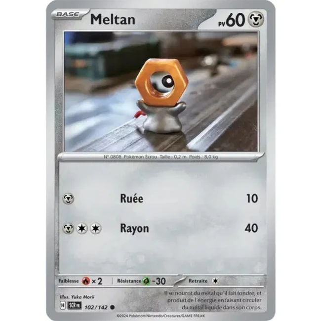 Carte Pokémon Meltan 102/142 - EV7 - Couronne Stellaire