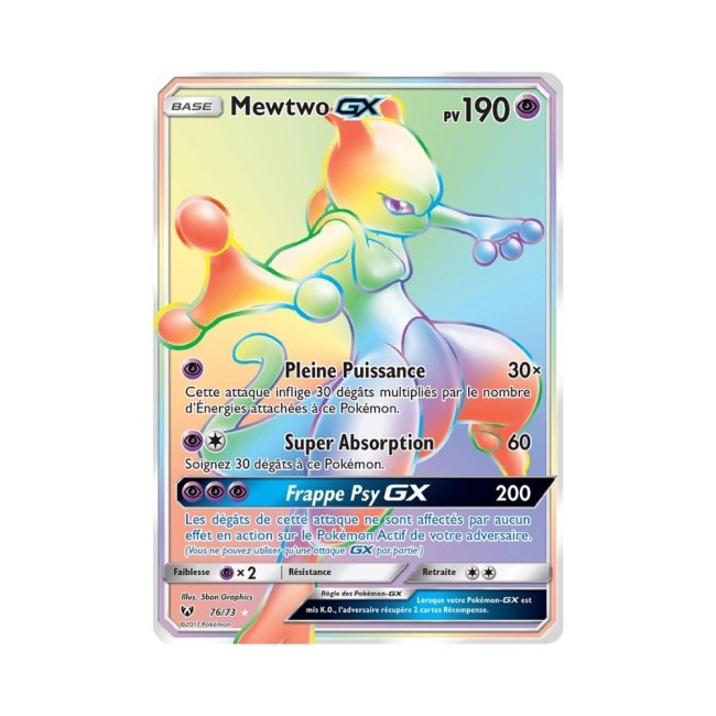 Carte Pokémon Légendes Brillantes - Mewtwo 76/73