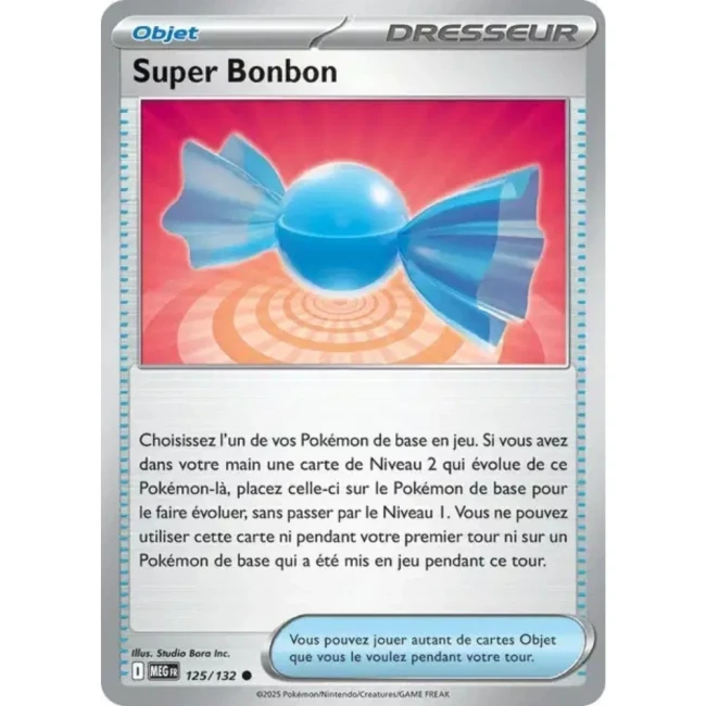 Carte Pokémon Super bonbon 125/132 - ME1 Méga évolution