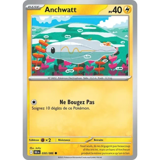 Carte Pokémon Anchwatt 30/86 - EV10.5 Foudre Noire