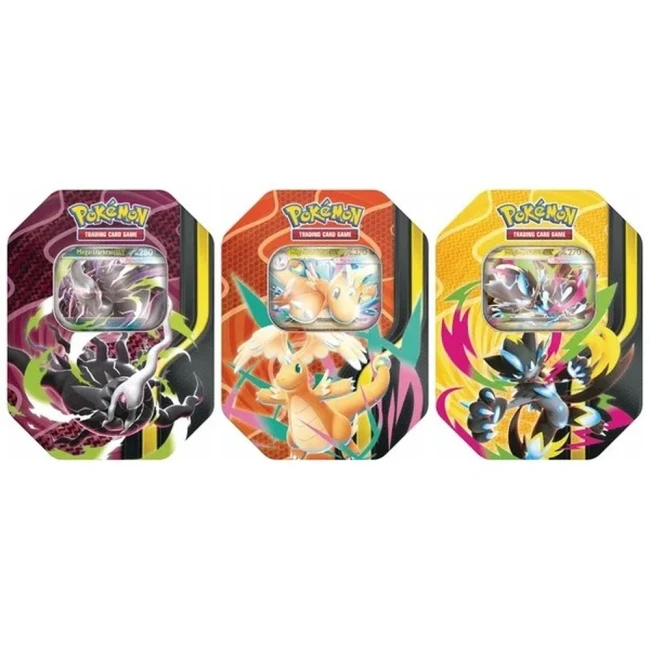 Pokébox Pokémon JCC Méga Puissances : Méga-Darkrai-ex, Méga-Dracolosse-ex et Méga-Zeraora-ex