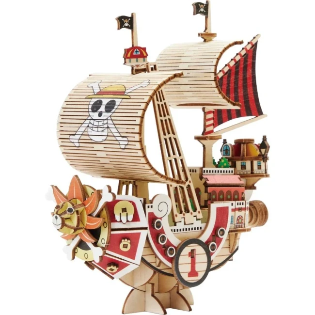 ONE PIECE - Thousand Sunny - Wood Model Kit 14.5 cm
