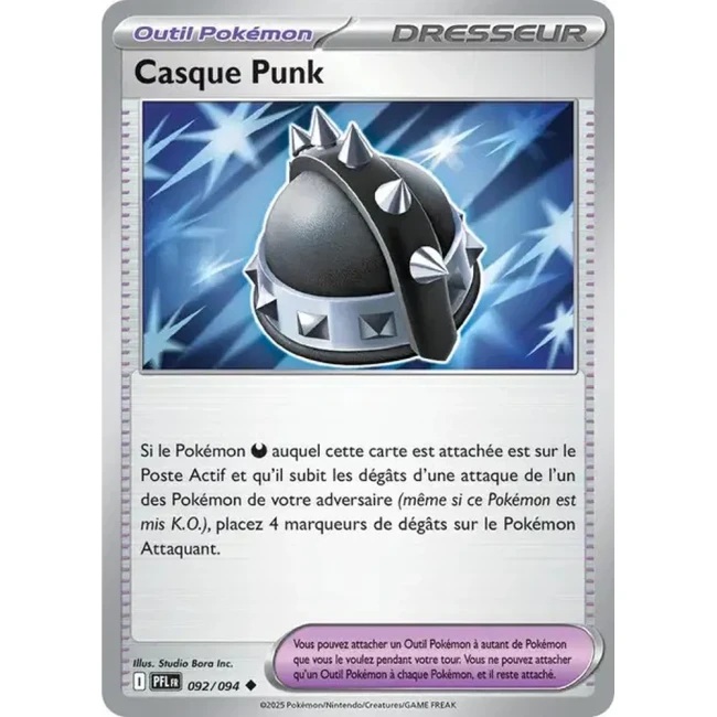 Carte Pokémon Casque Punk 92/94 - ME02 Flammes Fantasmagoriques