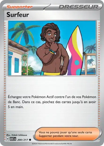 Carte Pokémon Surfeur 200/217 - ME02.5 Héros Transcendants