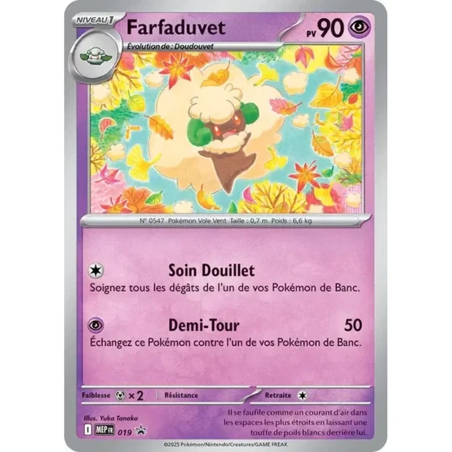 Carte Pokémon Farfaduvet 019 - Méga évolution PROMO