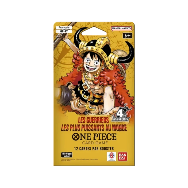 One Piece Card Game - Pack de Booster Blister OP-17 Les Guerriers les plus puissants au monde - FR