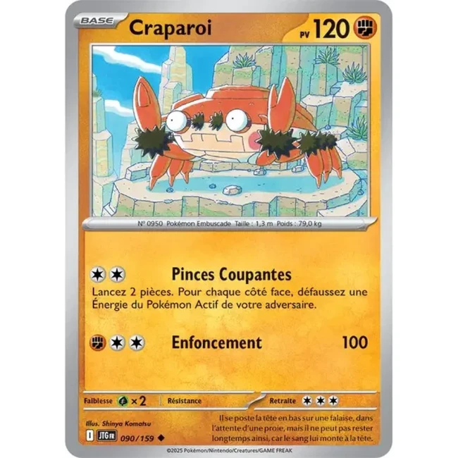 Carte Pokémon Craparoi 90/159 - EV9 Aventures Ensemble