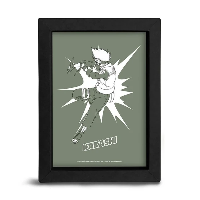 Naruto Shippuden - Cadre Kraft 15*20cm - POP Color - Kakashi