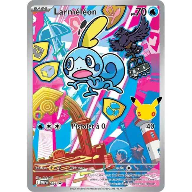 Carte Pokémon Larméléon 054 - Méga évolution PROMO