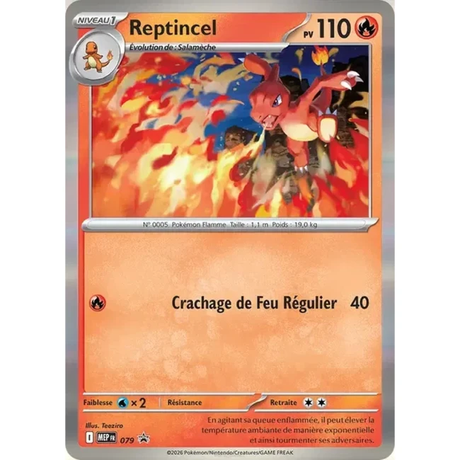 Carte Pokémon Reptincel 079 - Méga évolution PROMO