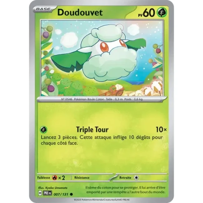 Carte Pokémon Doudouvet 7/131 - EV8.5 Evolutions Prismatiques