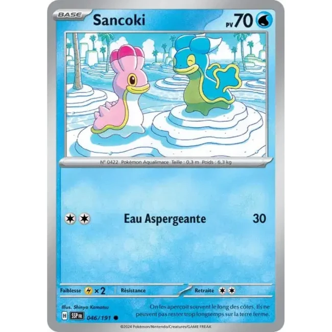 Carte Pokémon Sancoki 46/191 - EV8 Étincelles Déferlantes
